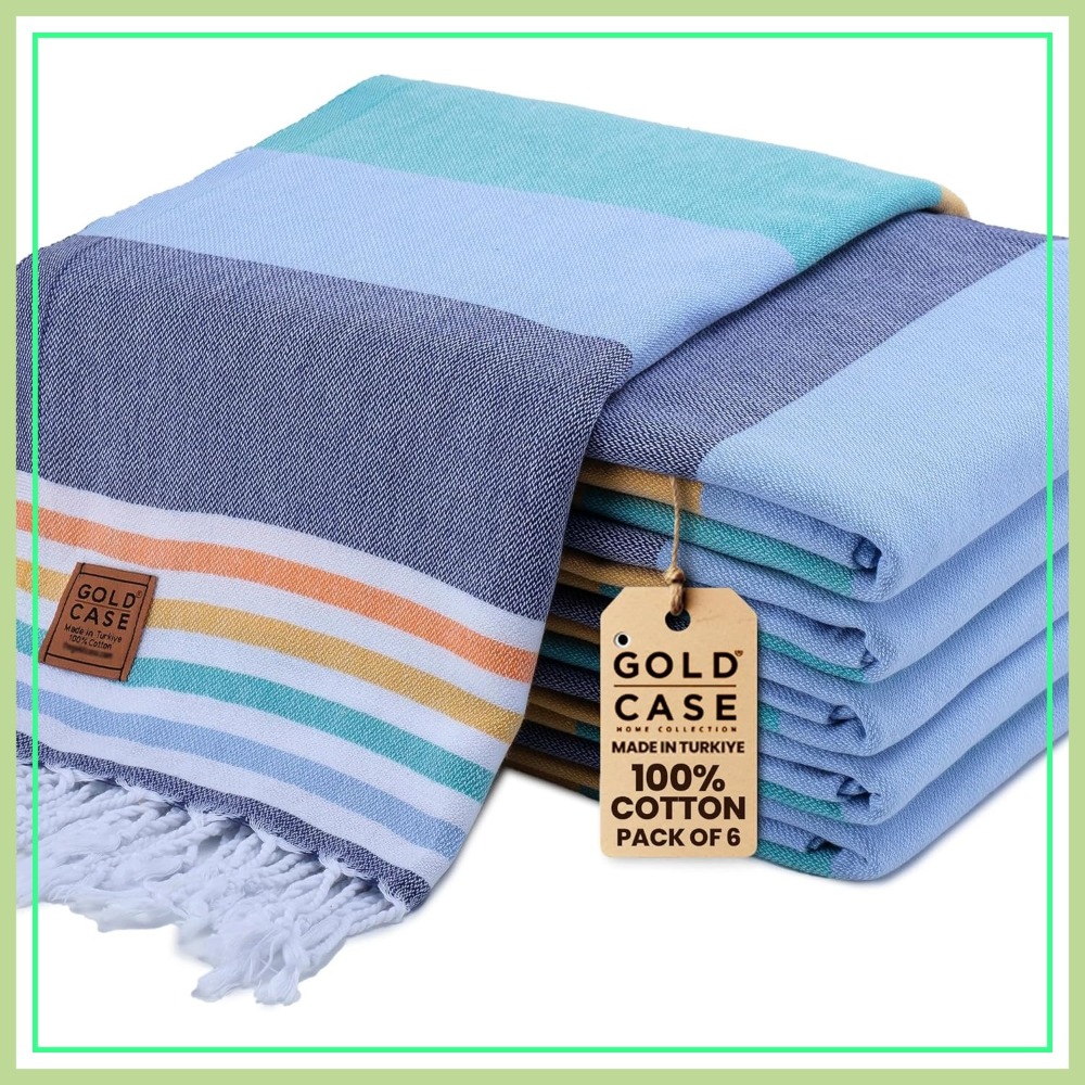 Beach Towel Large - Turkish Beach Towel Set of 6