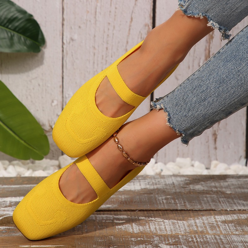 Espadrille Slip On - Women Flats Fashion Shallow Mouth Single