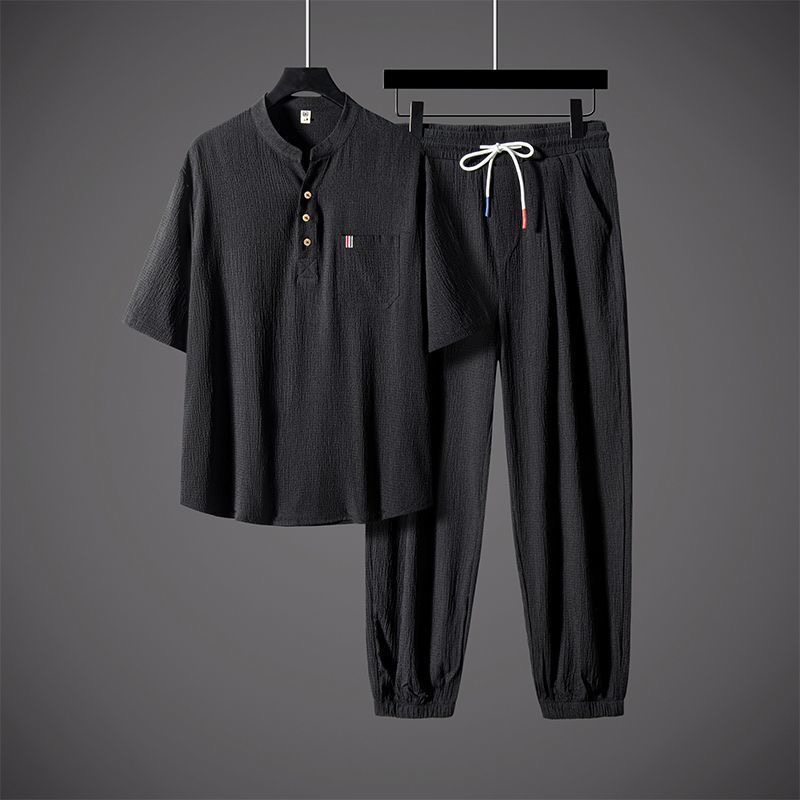 Short Linen Drawstring - New Summer Fashion Trendy Cotton Linen