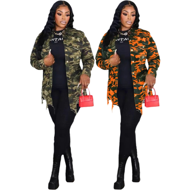 Blouses Women Shirt Camouflage - Shirt Camp Collar reseña y precio