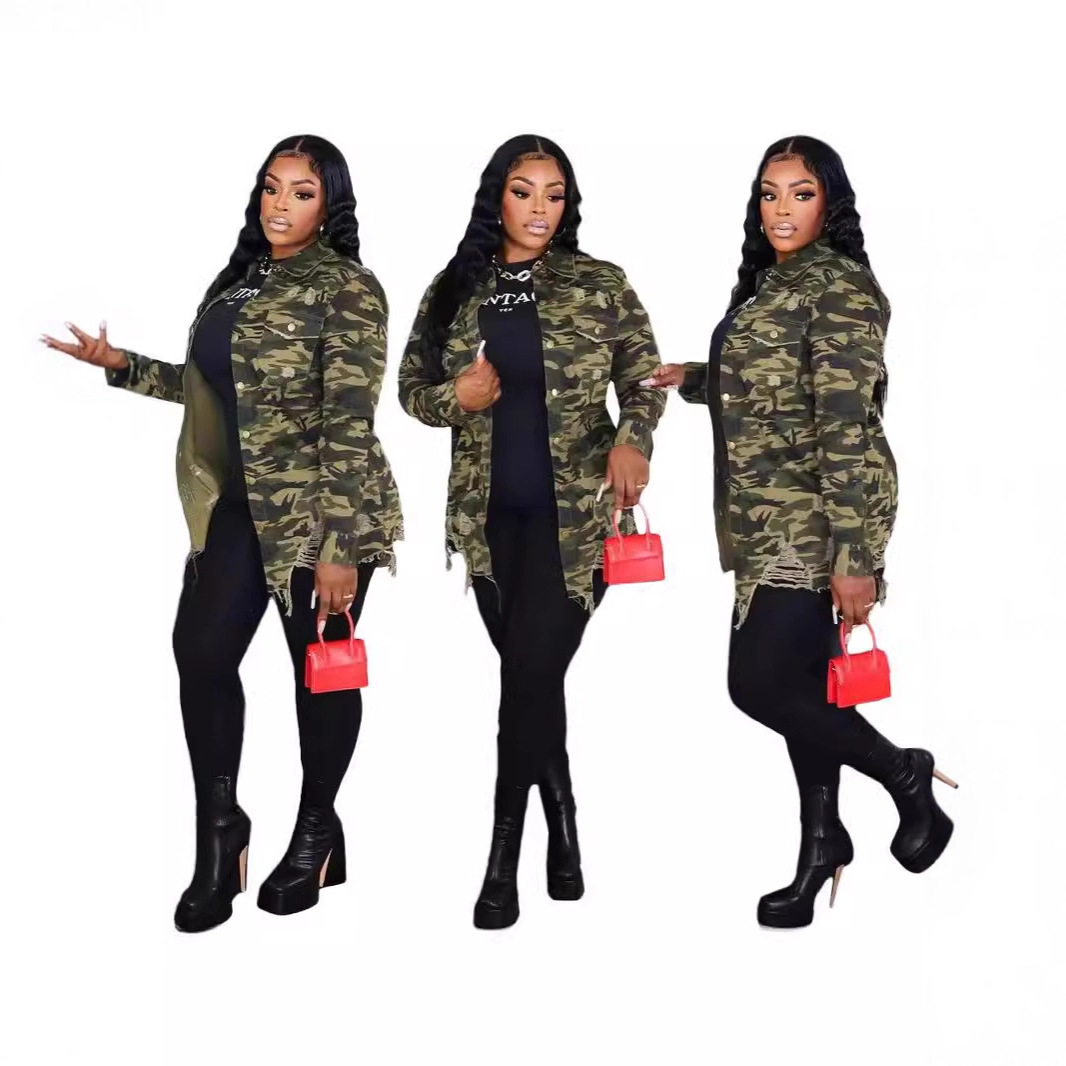 Blouses Women Shirt Camouflage - Shirt Camp Collar reseña y precio