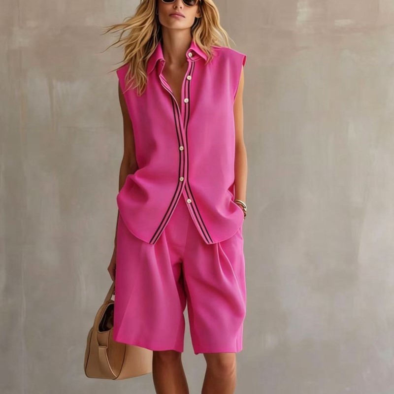 Summer Fashion Solid Linen Ble - Shirt Camp Collar reseña y precio