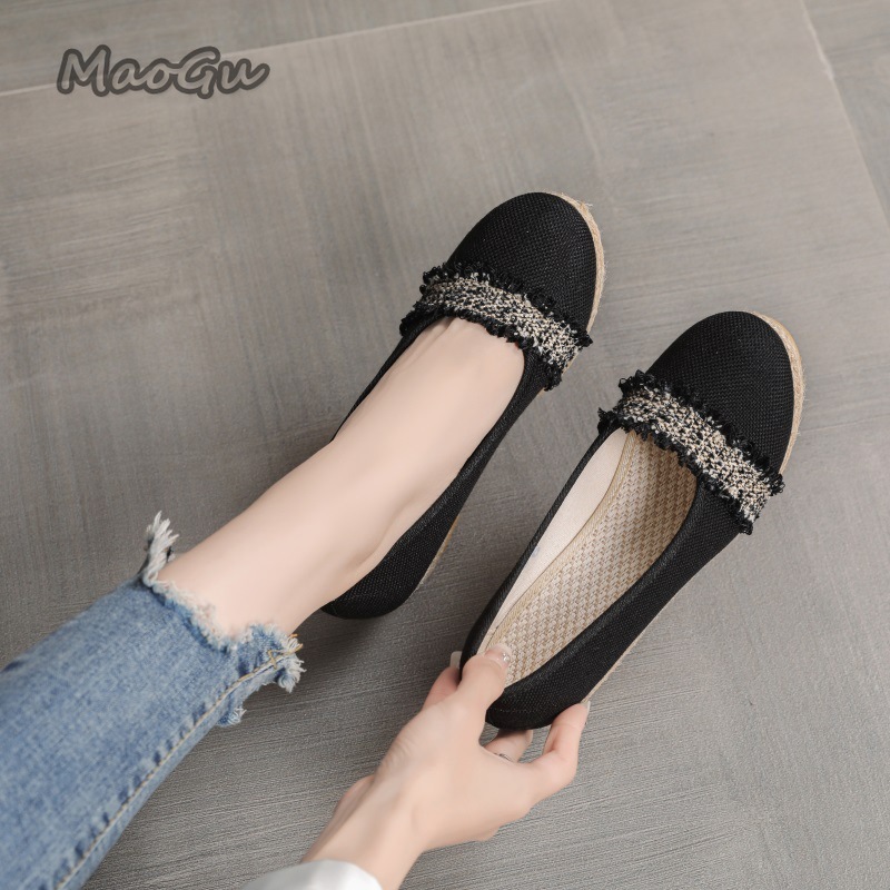 Women's Espadrille Wedges Shoe - Espadrille Slip On reseña y precio