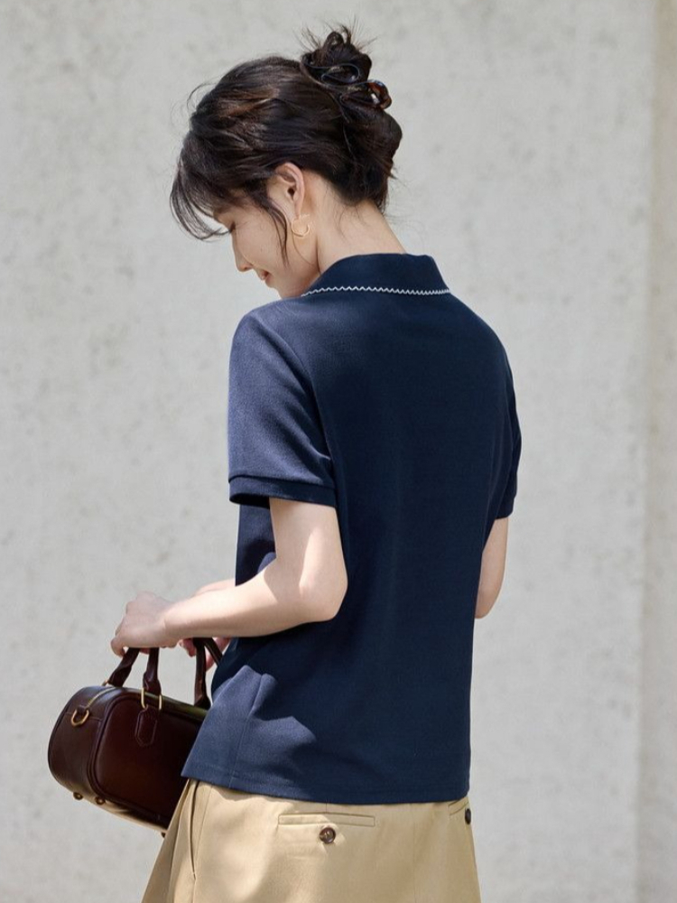 Women's Slim Fit Figure Flatte - Polo Shirt Pique reseña y precio