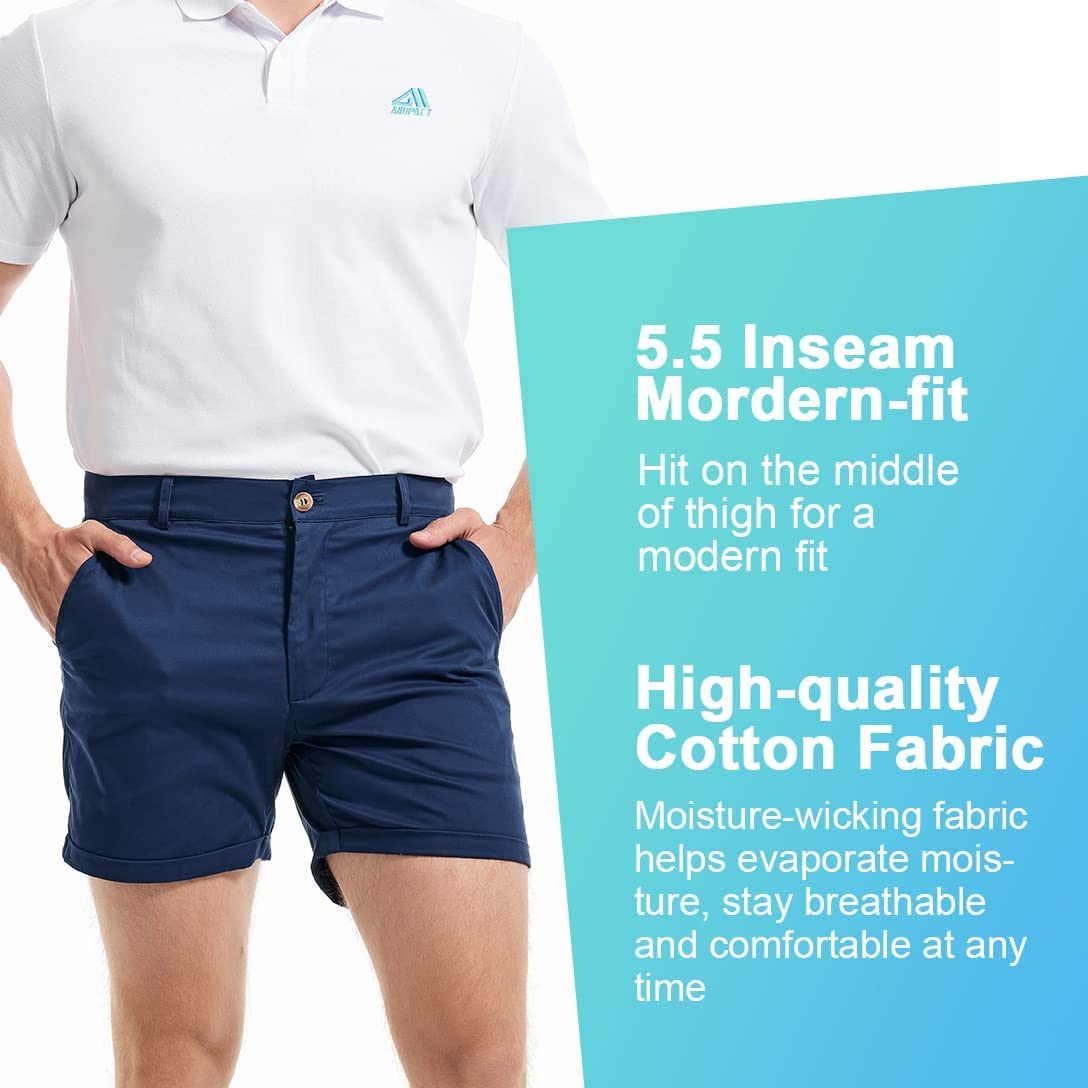 AIMPACT Men's Summer Slim-fit  - Shorts Chino Slim reseña y precio