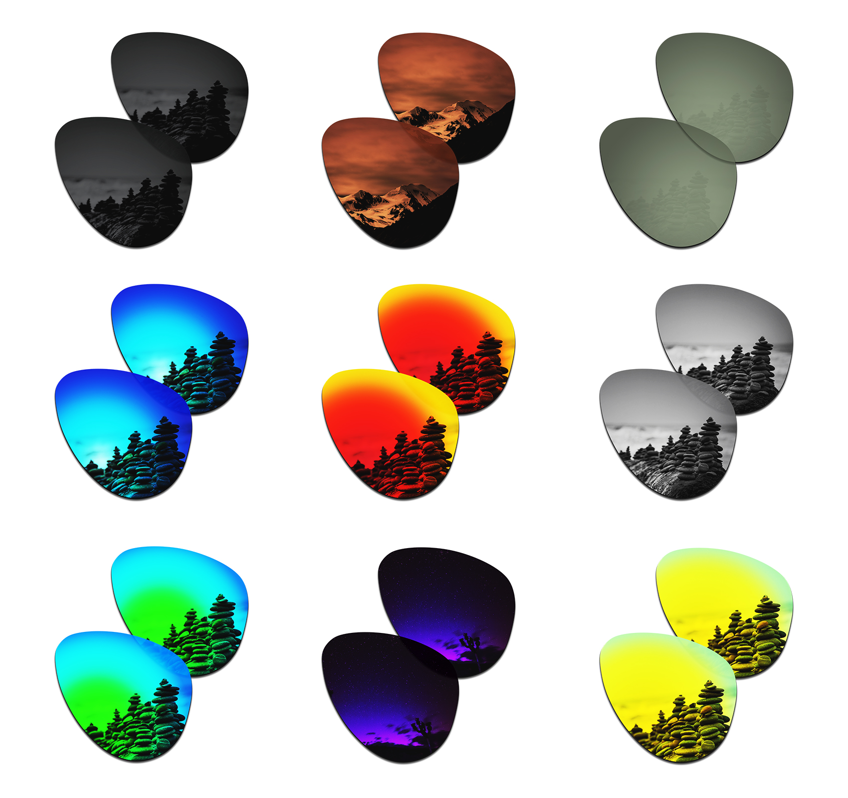 SmartVLT Polarized Replacement - Sunglasses Aviator Polarized reseña y precio
