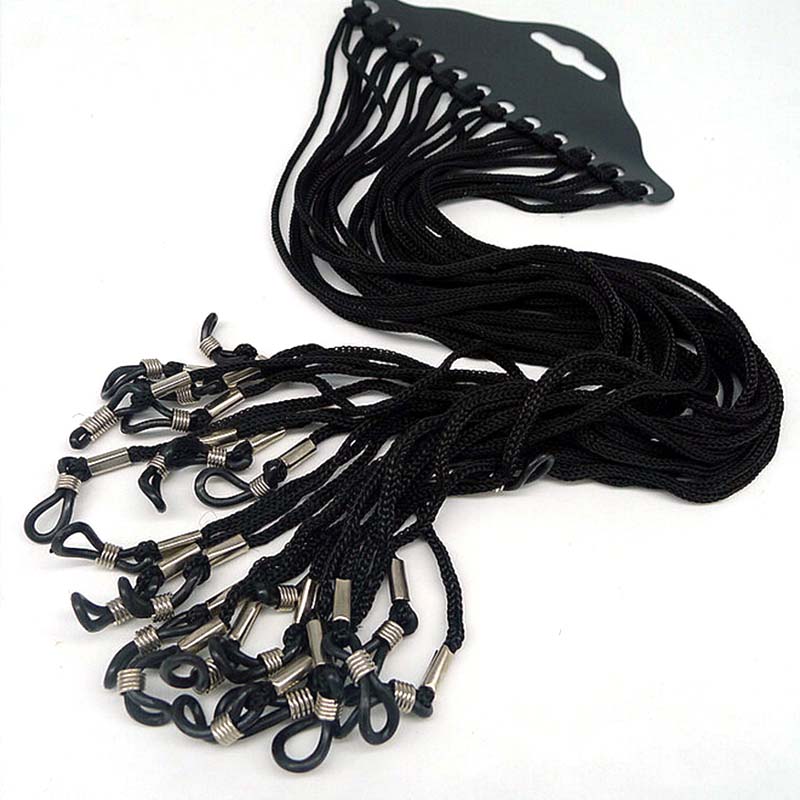 12pcs/set Black Nylon Cord Eye - Sunglass Retainer Cord reseña y precio