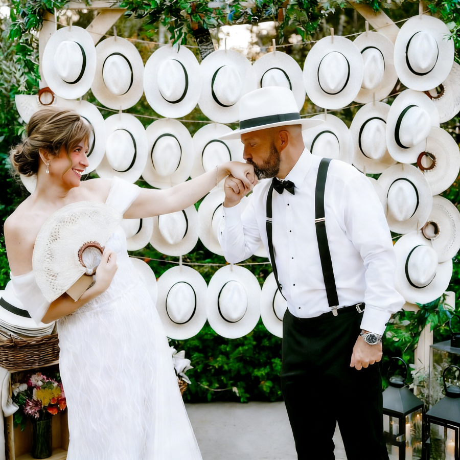 6-48PACK Wedding Straw Fedora  - Bucket Hat Straw reseña y precio