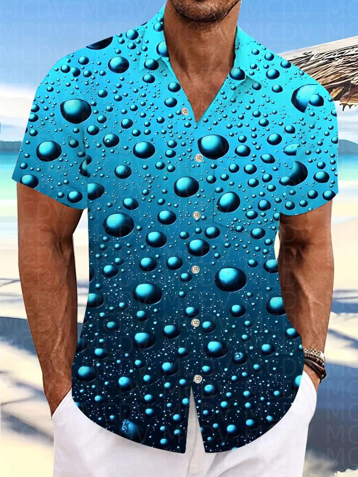Trump Pattern Men's Hawaiian S - Shirt Camp Collar reseña y precio