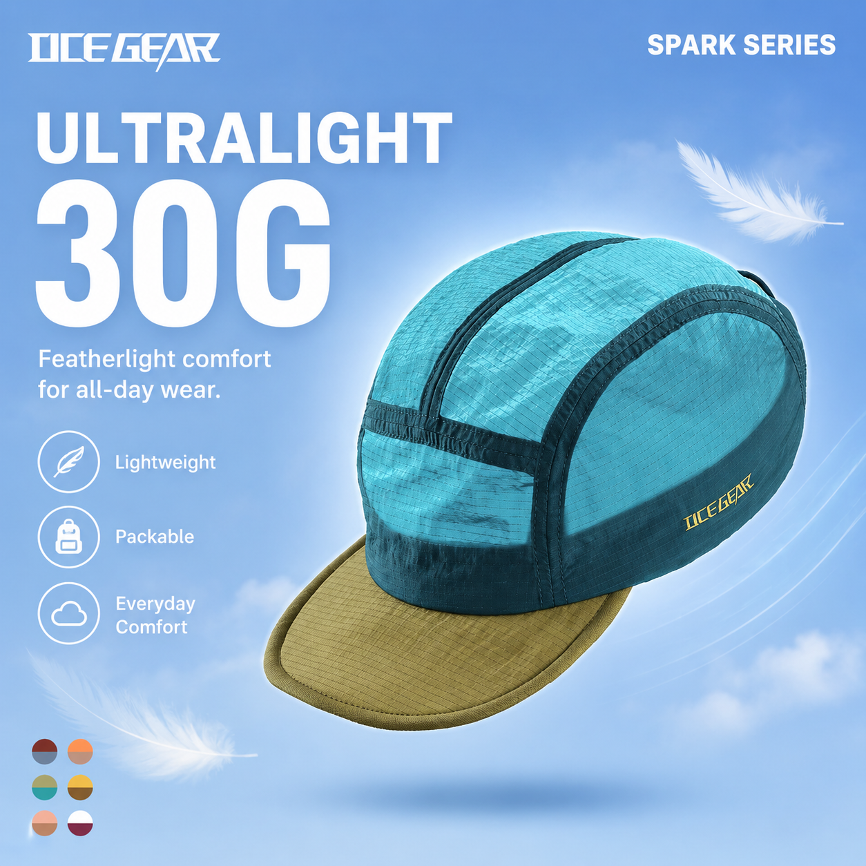 30g Ultralight 5 Panel Hiking  - Packable Hat Nylon reseña y precio