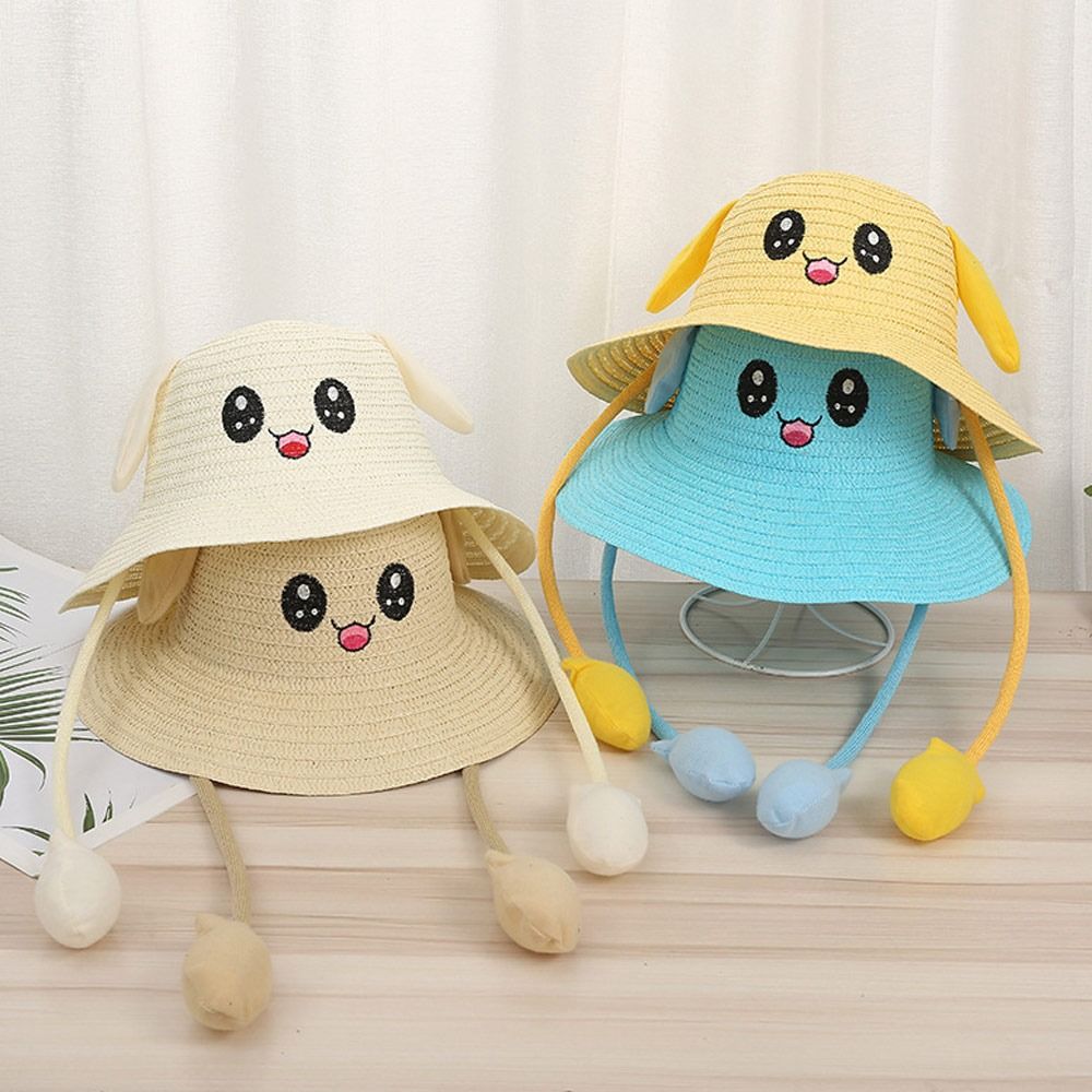Summer Bucket Cap Moving Ears  - Bucket Hat Straw reseña y precio