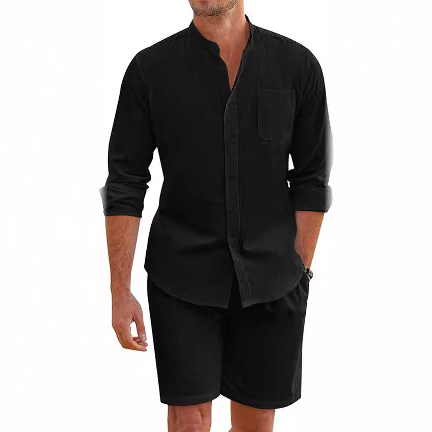 Simple Casual Men's Cotton Lin - Linen Shirt Breathable reseña y precio
