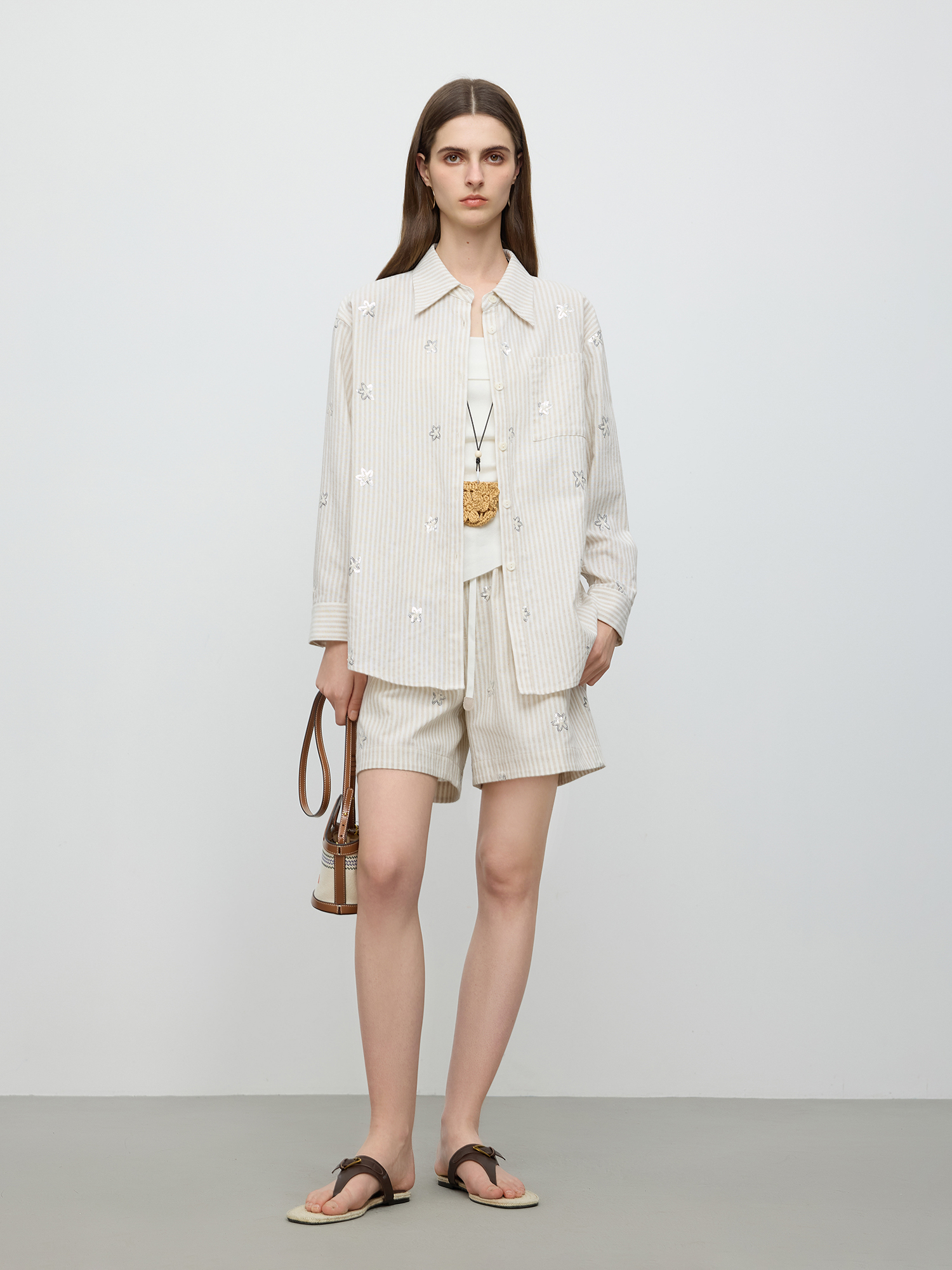 FSLE【Premium Series】 2025 Summ - Linen Shirt Breathable reseña y precio