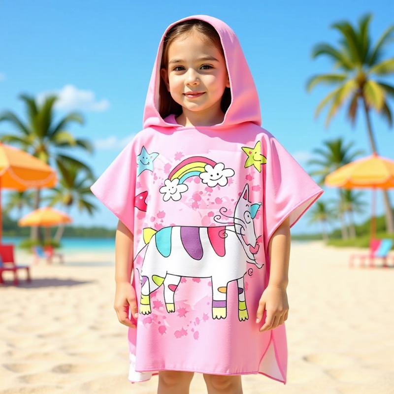 Large Size Children's Soft Qui - Beach Towel Large reseña y precio