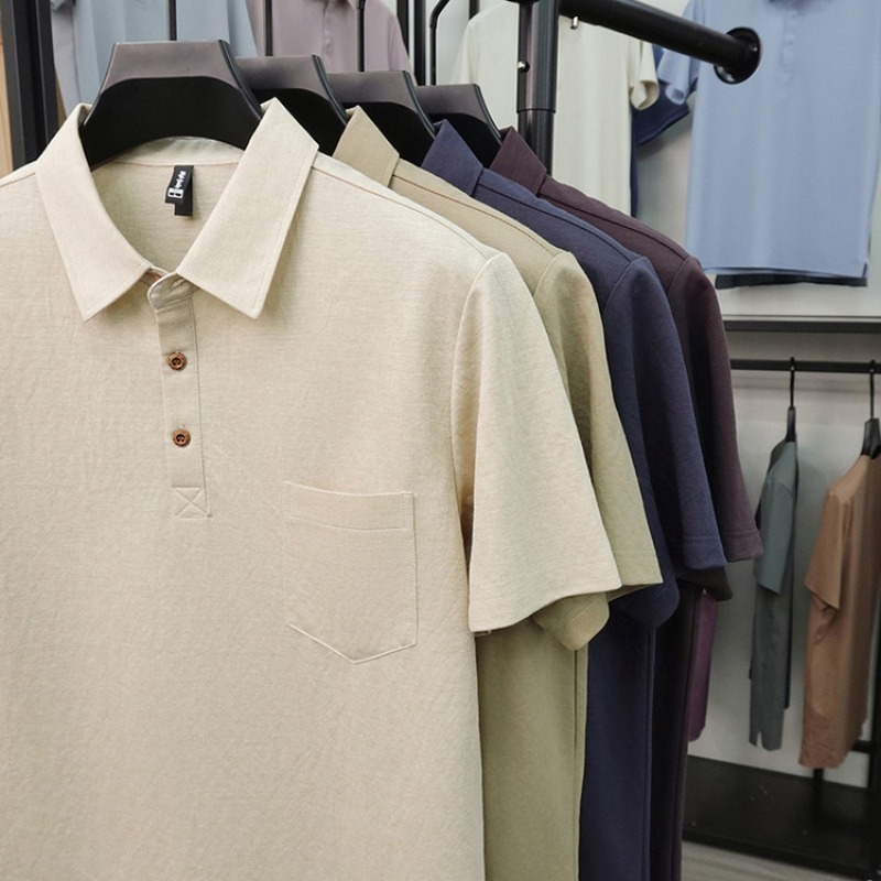 2026 New Men's Short Sleeve Po - Polo Shirt Pique reseña y precio