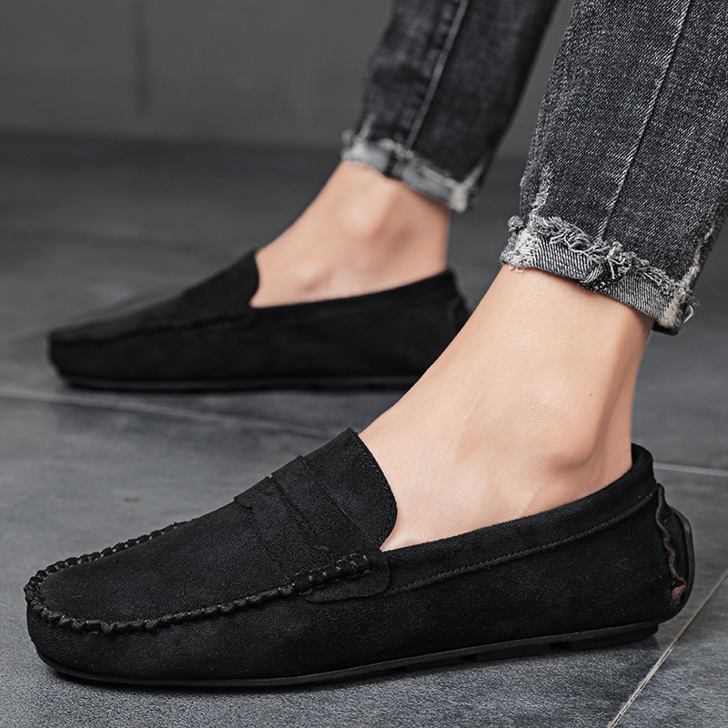 Trend Suede Men Casual Shoes B - Espadrille Slip On reseña y precio
