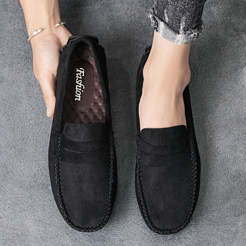 Trend Suede Men Casual Shoes B - Espadrille Slip On reseña y precio