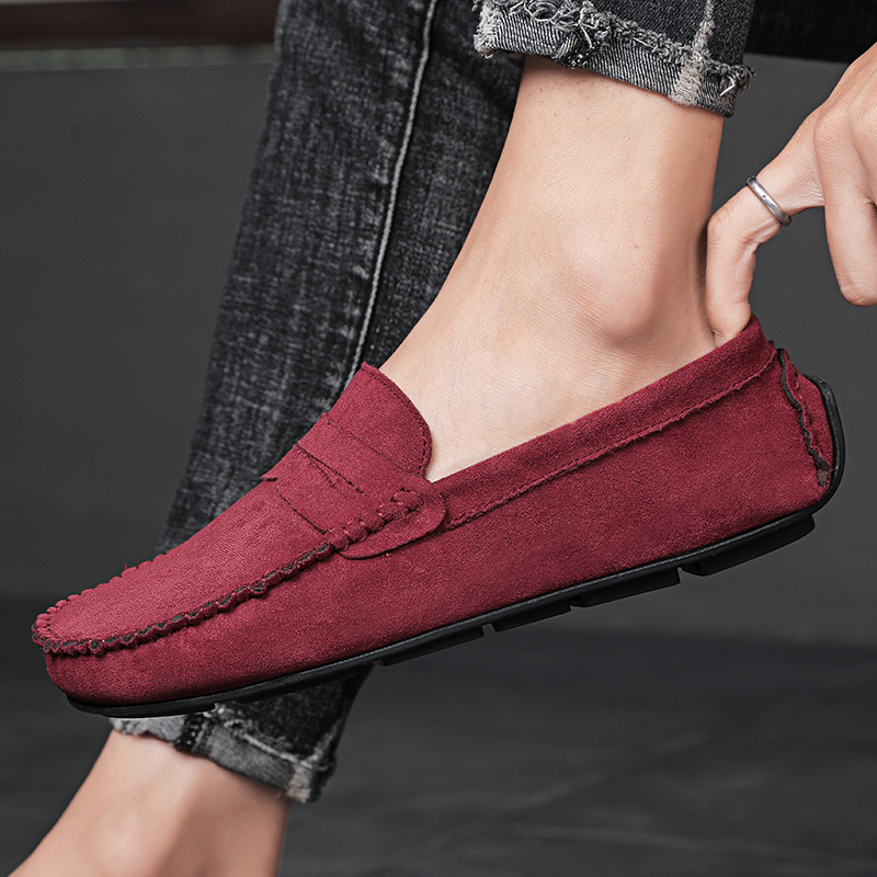 Trend Suede Men Casual Shoes B - Espadrille Slip On reseña y precio