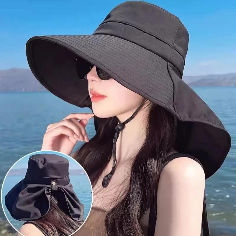 Outdoor UV Anti Neck Protectio - Bucket Hat Straw reseña y precio