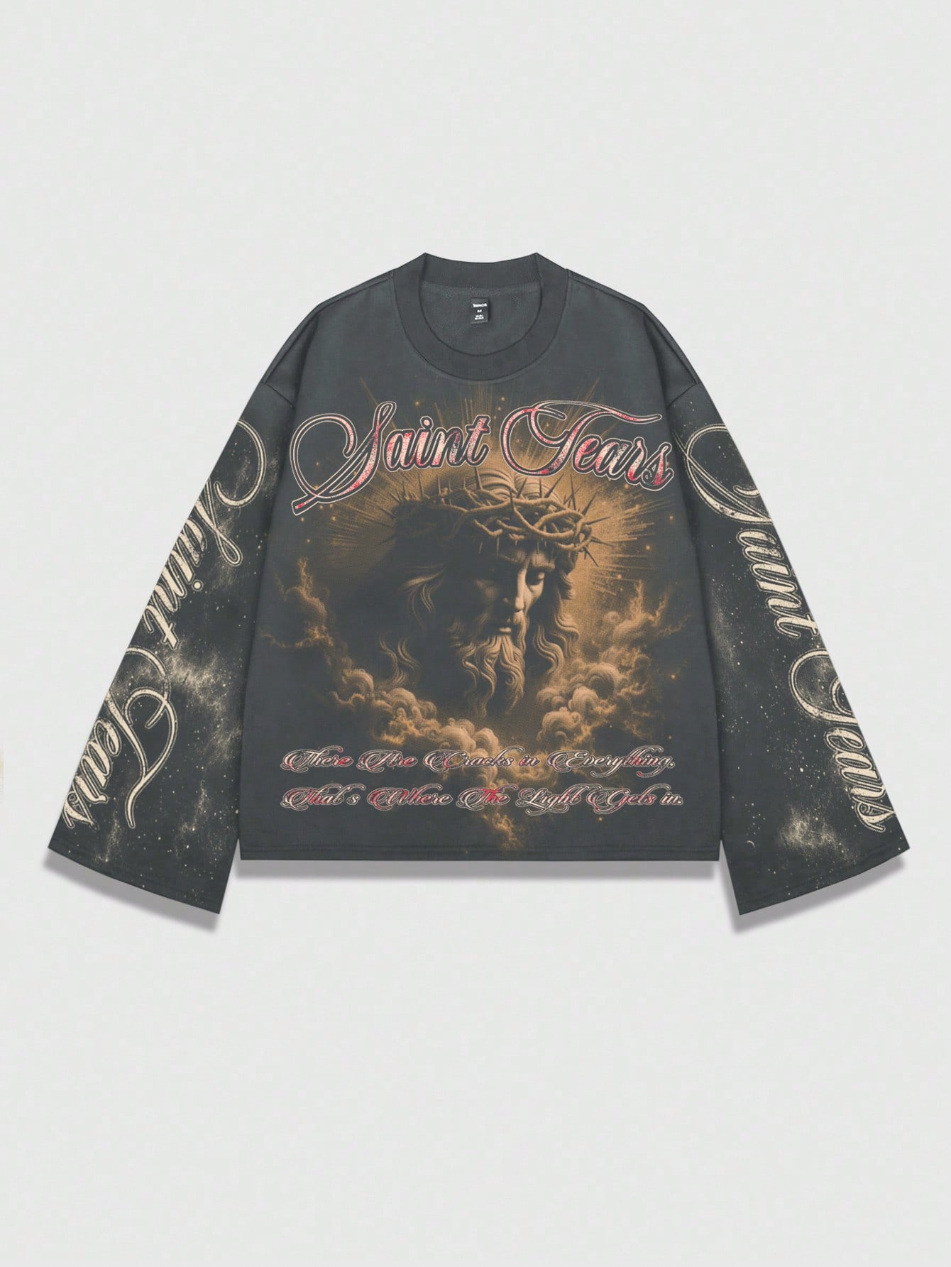 Men's Oversized Long Sleeve Gr - Tee Graphic Print reseña y precio