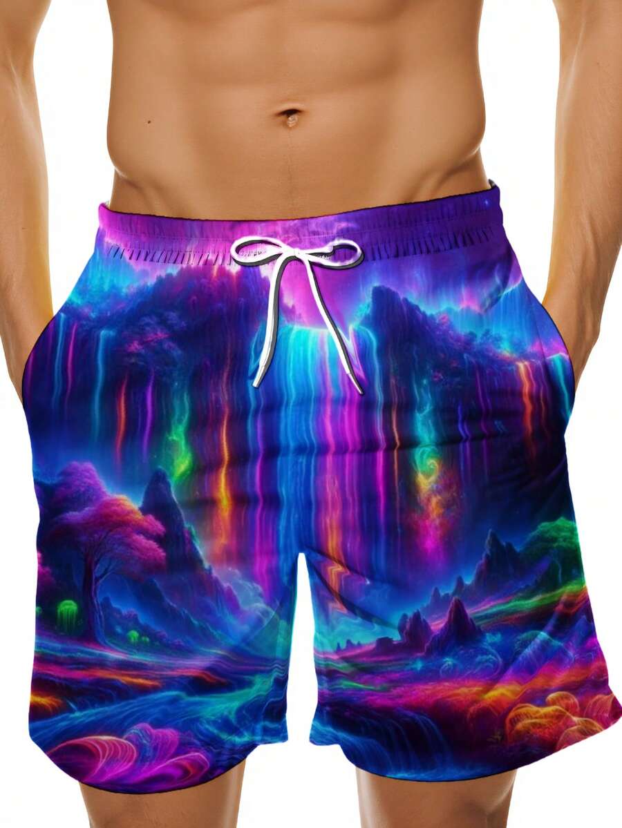 Mens 3D Full Print Quick Dry B - Swim Trunk Quick Dry reseña y precio