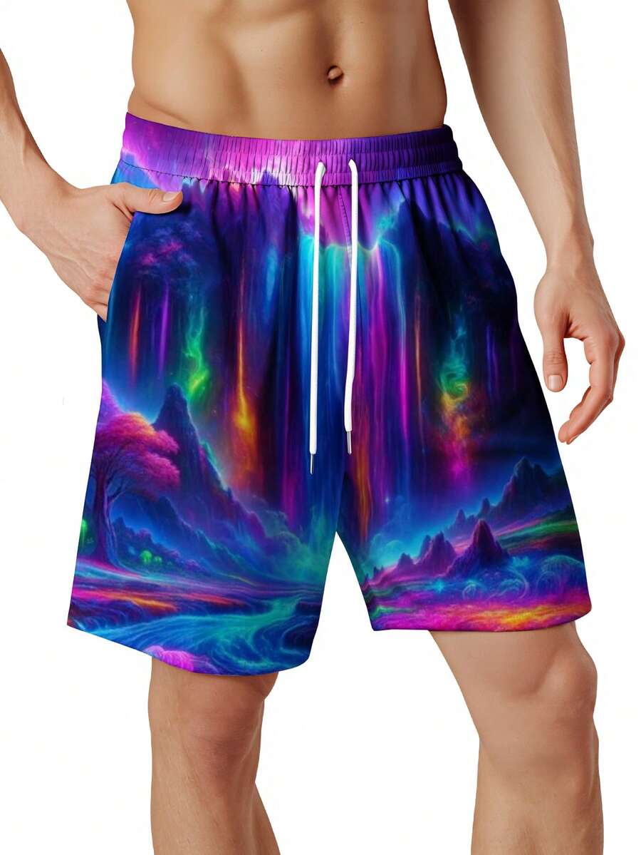 Mens 3D Full Print Quick Dry B - Swim Trunk Quick Dry reseña y precio