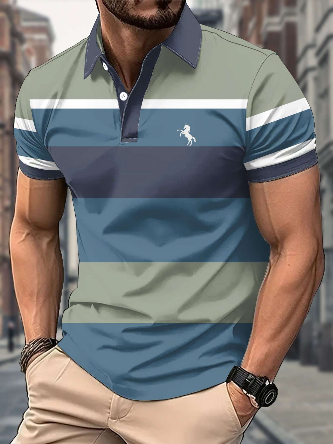 2026 Summer New Men's Polo Shi - Polo Shirt Pique reseña y precio