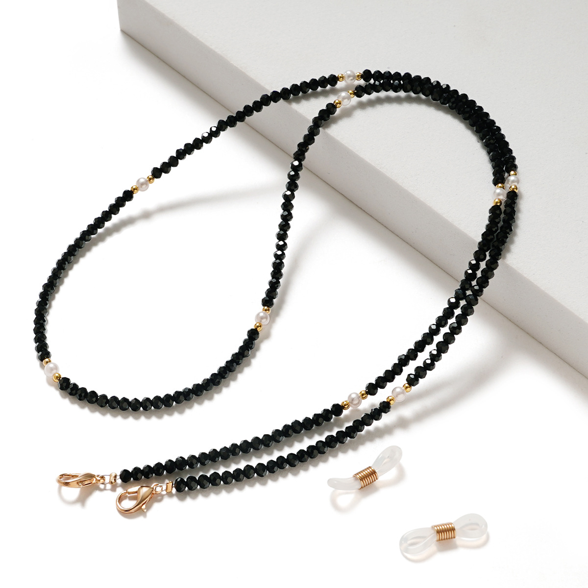 Pearl Crystal Glasses Chain wo - Sunglass Retainer Cord reseña y precio