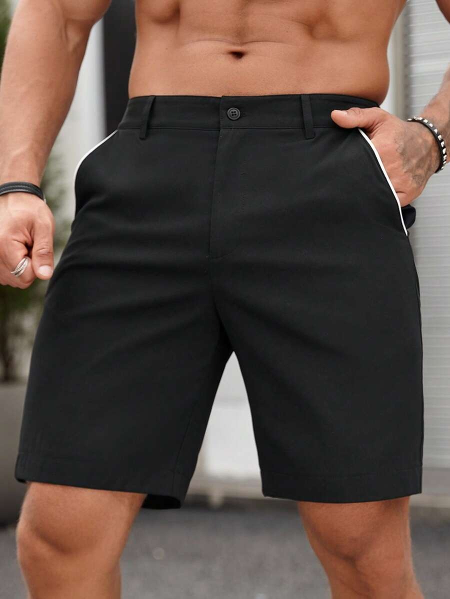 Men Fashion Slim Fit Chino Sho - Shorts Chino Slim reseña y precio