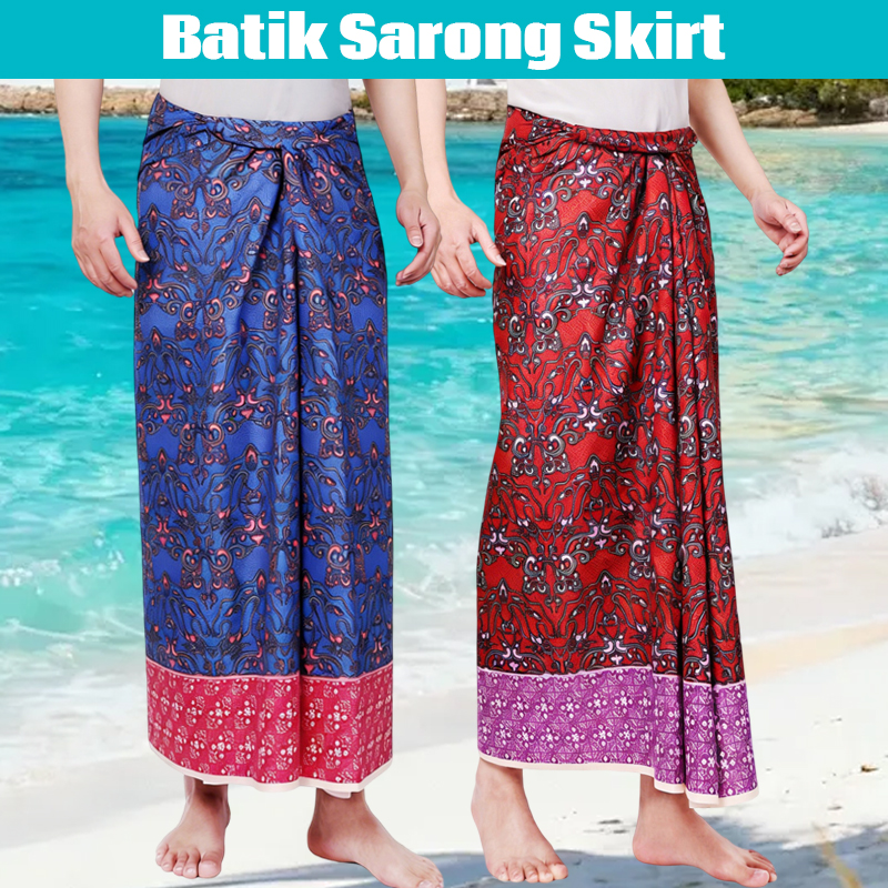 Batik Print Beach Sarong Wrap  - Sarong Men Wrap reseña y precio