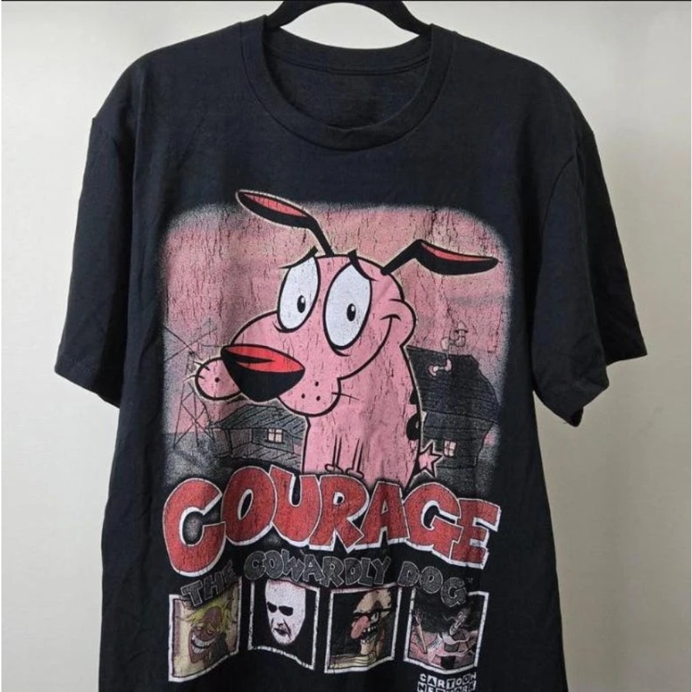 Summer Vintage Courage The Cow - Tee Graphic Print reseña y precio