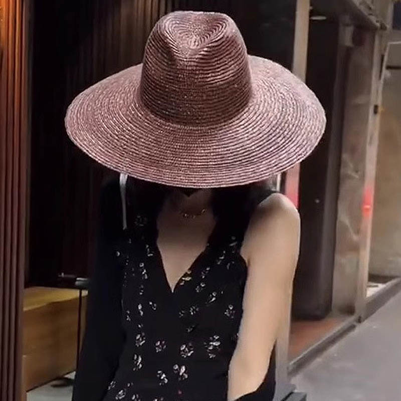 Large Brim Panama Straw Hat Fo - Bucket Hat Straw reseña y precio
