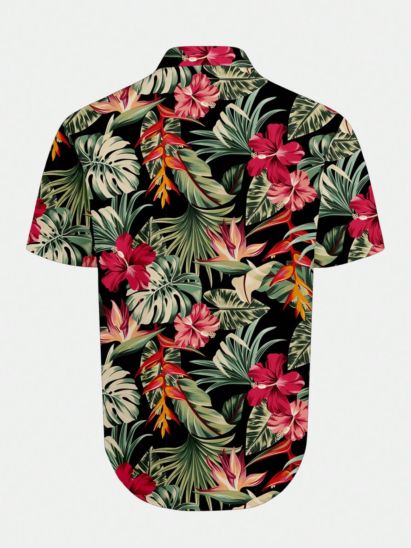 Casual Hawaiian Shirt Men Trop - Resort Shirt Floral reseña y precio
