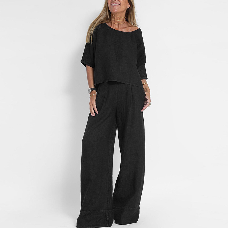 Linen Suits for Women 2 Pieces - Linen Shirt Breathable reseña y precio