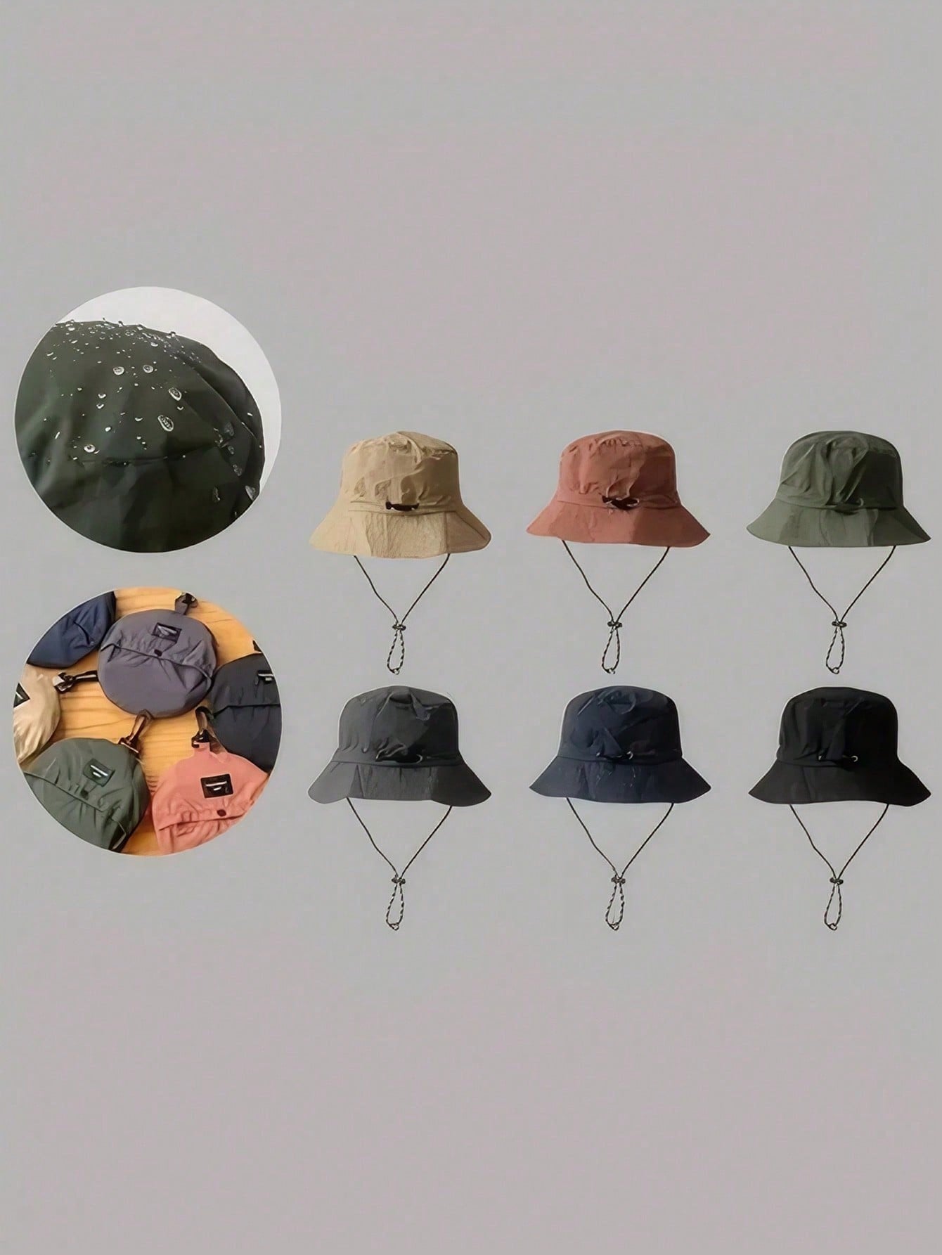 1 Pc Waterproof Bucket Hat, Fo - Packable Hat Nylon reseña y precio