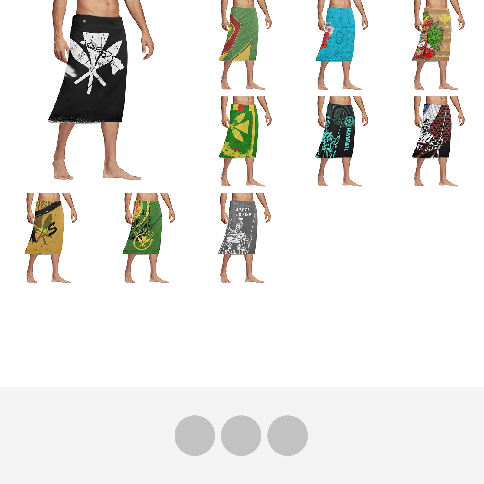 Polynesian Tribal Tattoo Print - Sarong Men Wrap reseña y precio