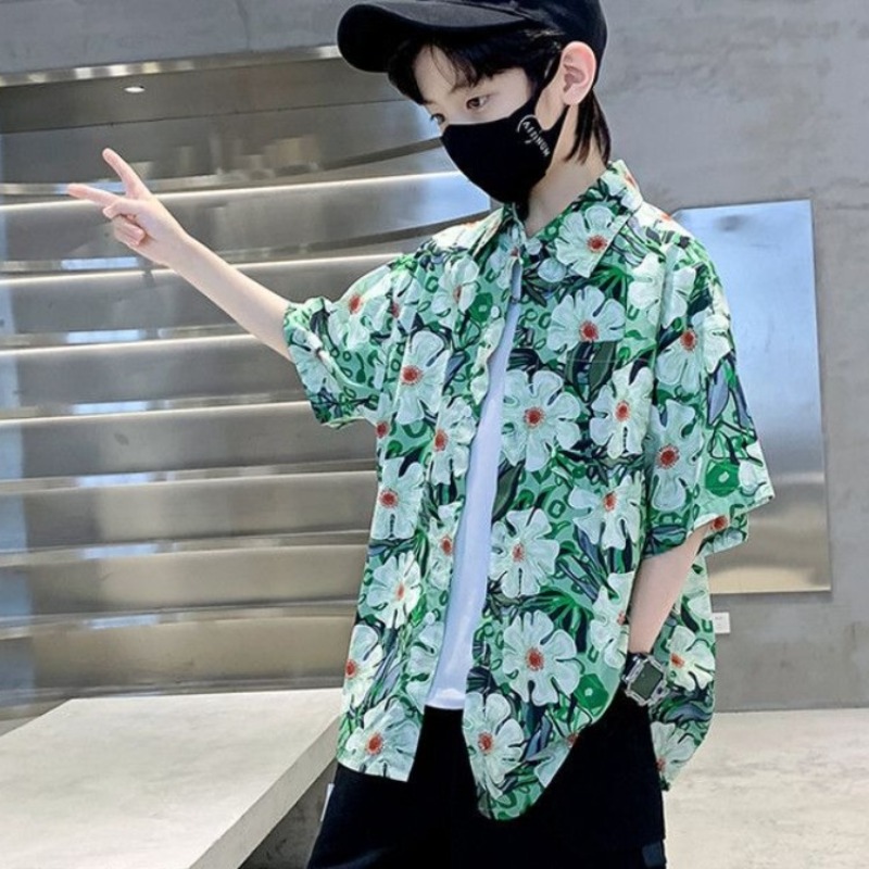 Boys' Floral Shirt Summer Set  - Resort Shirt Floral reseña y precio