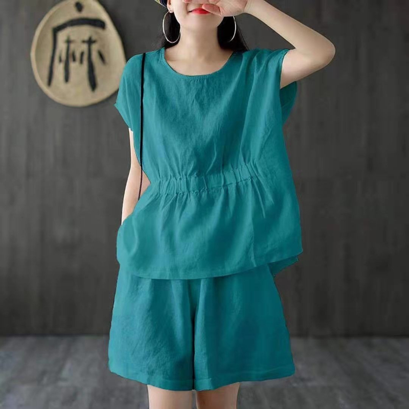 Linen casual solid color two-p - Linen Shirt Breathable reseña y precio