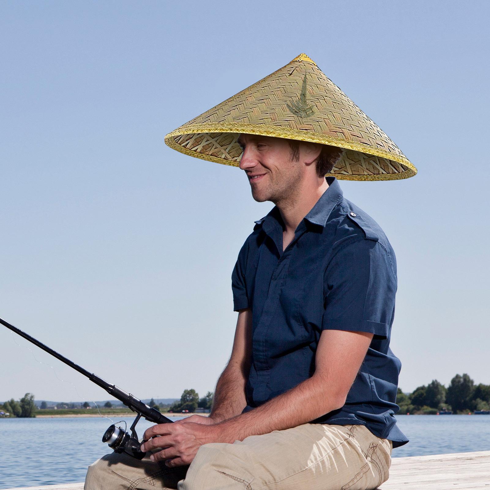 Chinese Straw Hat Handmade Rat - Bucket Hat Straw reseña y precio