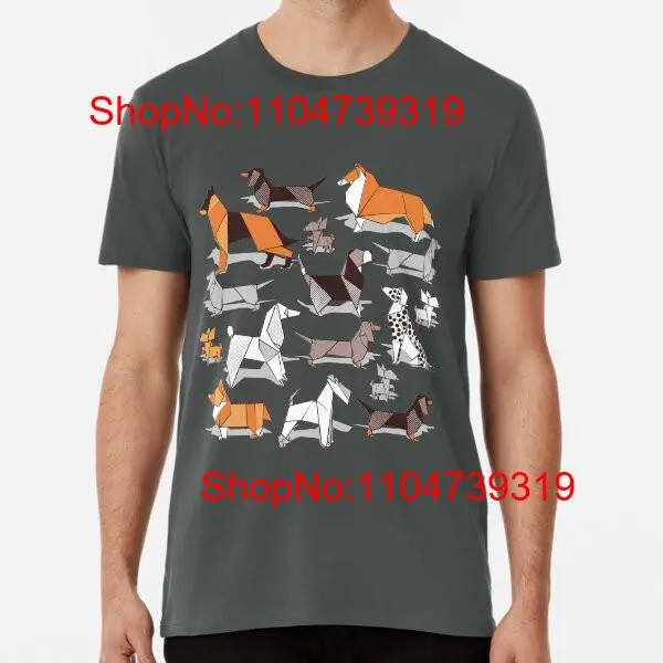 Origami doggie friends grey li - Linen Shirt Breathable reseña y precio