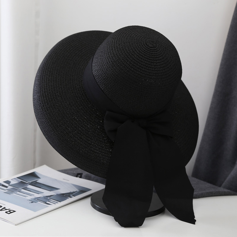 French Summer Elegant Long Rib - Bucket Hat Straw reseña y precio