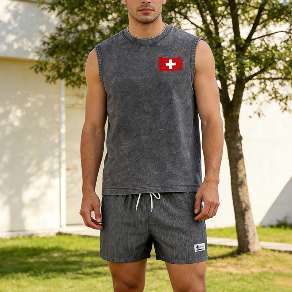 Casual Summer Men's 2 Piece Ou - Tee Graphic Print reseña y precio
