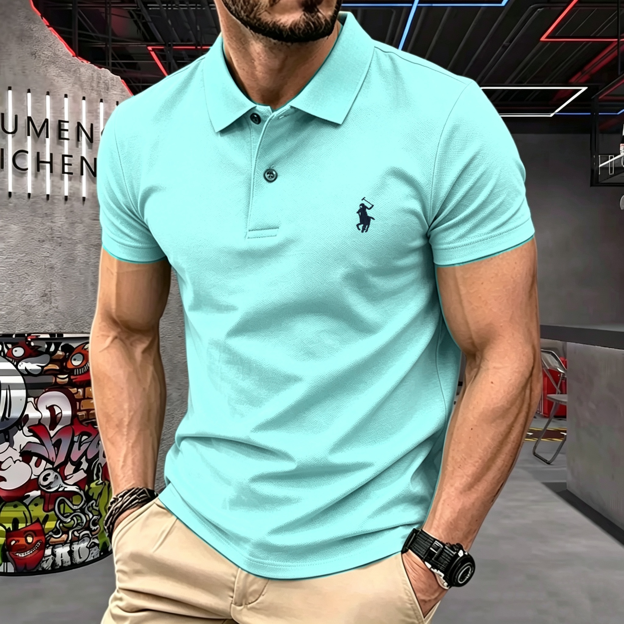 100% pure cotton 2026high-end  - Polo Shirt Pique reseña y precio