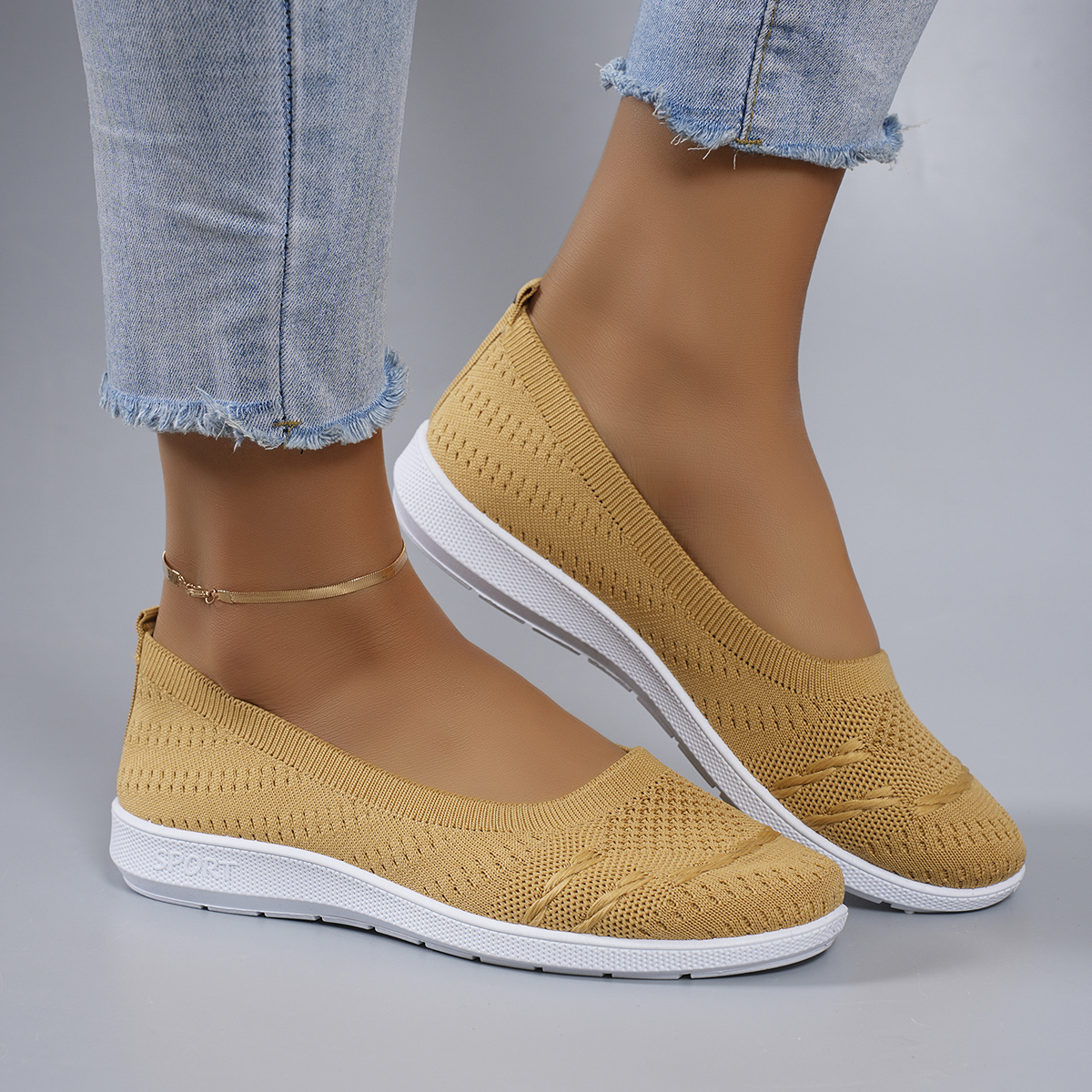 Women's summer breathable mesh - Espadrille Slip On reseña y precio