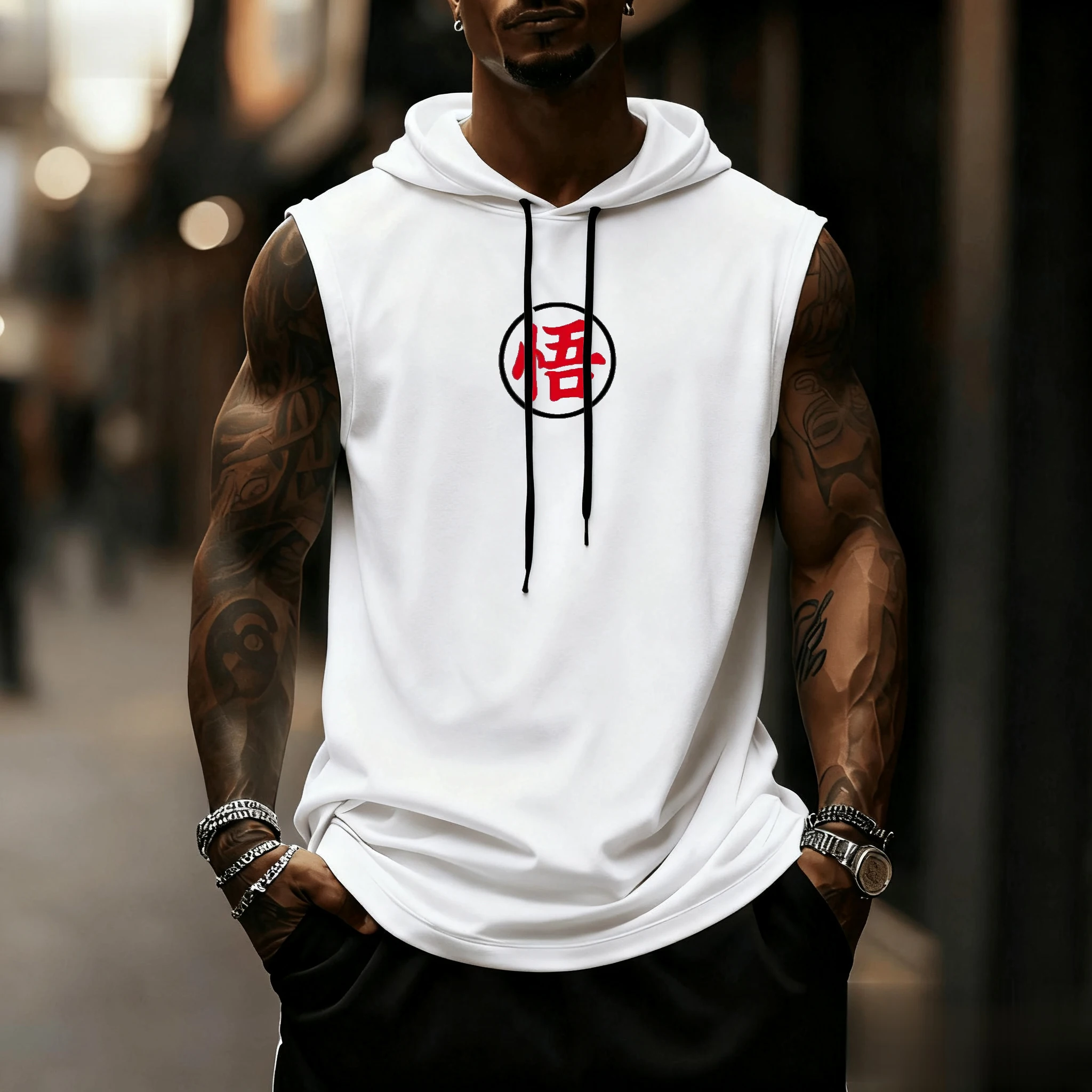Dragon Ball Goku Anime Men Tan - Tank Top Muscle reseña y precio