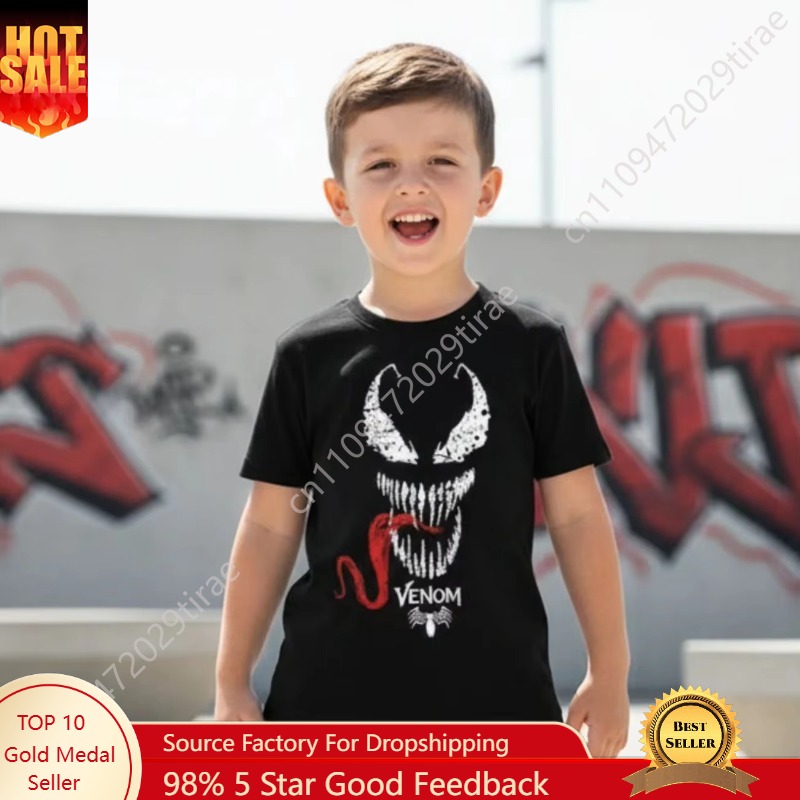 Marvel Marvel Venom Cotton Cas - Tee Graphic Print reseña y precio
