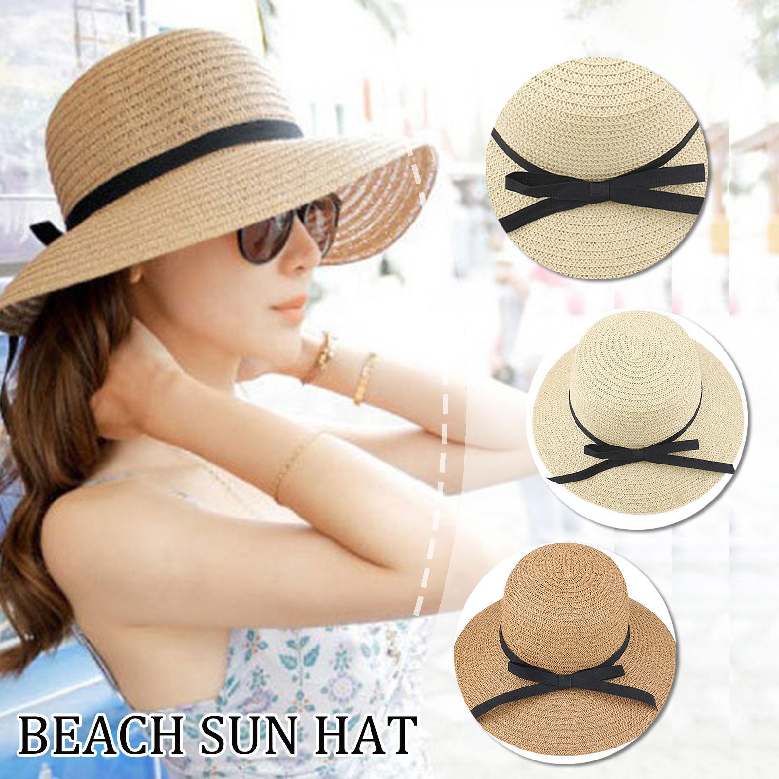 Summer Straw Hat Big Wide Brim - Bucket Hat Straw reseña y precio