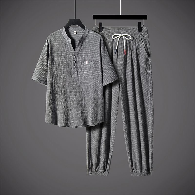 New Summer Fashion Trendy Cott - Short Linen Drawstring reseña y precio