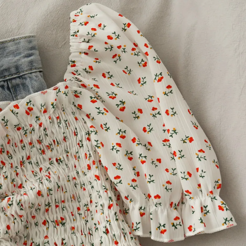 Blouses Shirts Women Floral Dr - Short Linen Drawstring reseña y precio