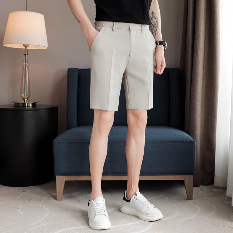 Men's Slim Fit Suit Shorts Sum - Shorts Chino Slim reseña y precio